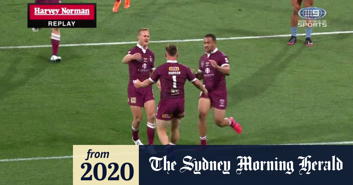 Video Queensland score sensational try